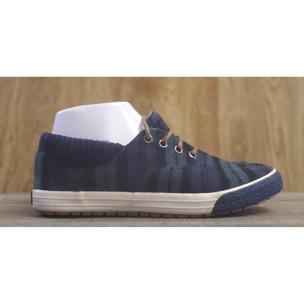 Keds Low Top Lace Up Casual Shoes Womens Size 6‎ Blue Plaid
